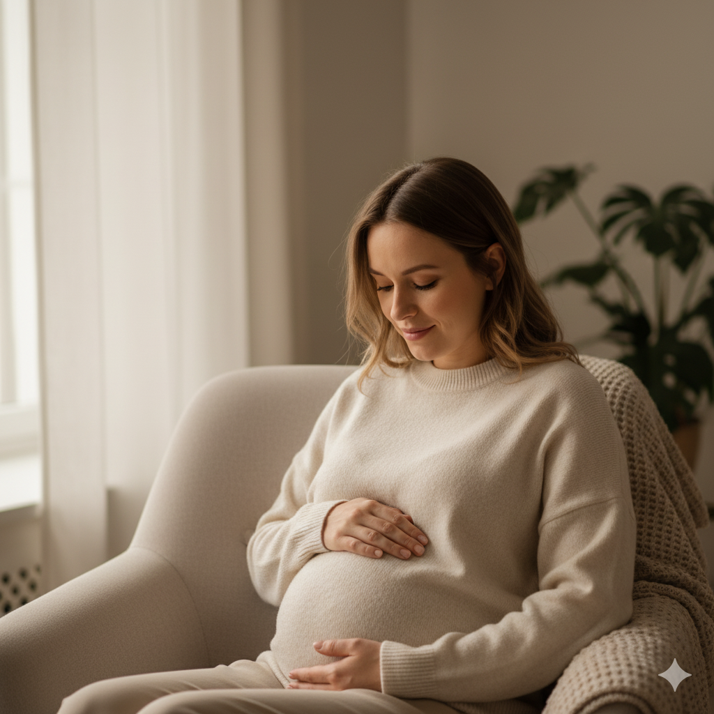 embarazada en casa