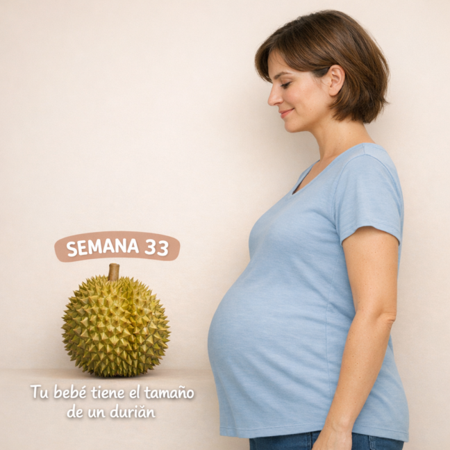 semana 33 de embarazo